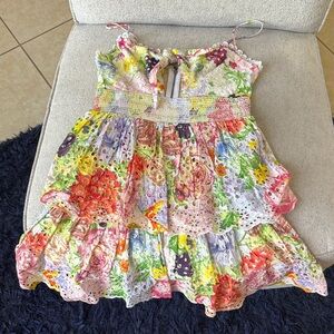 Alice + Olivia Colorful Floral Dress